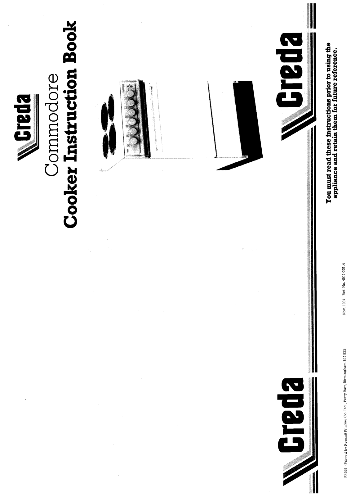 Creda HB49112 User Manual