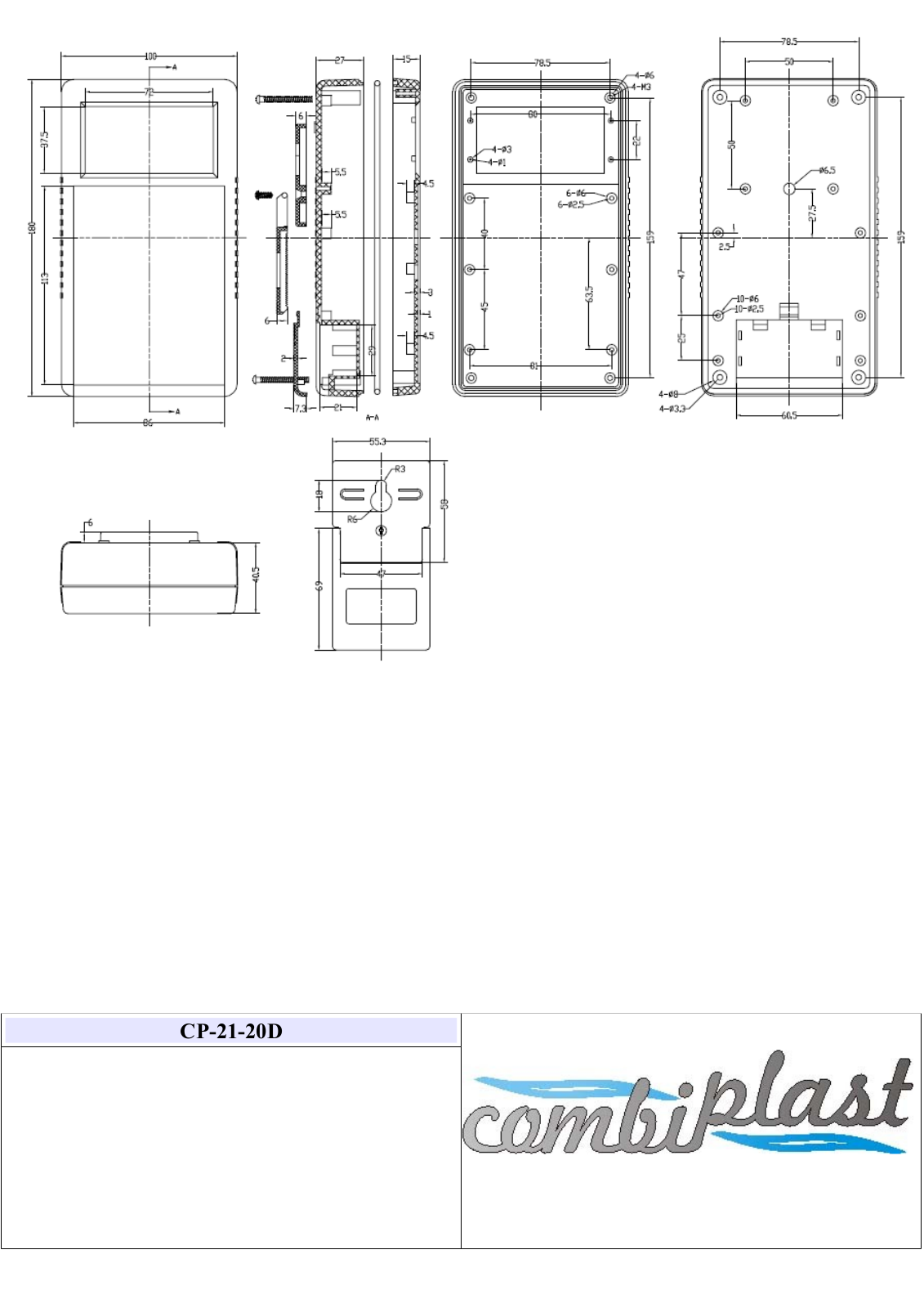 Datasheet CP-21-20D Specification - ManualMachine.com
