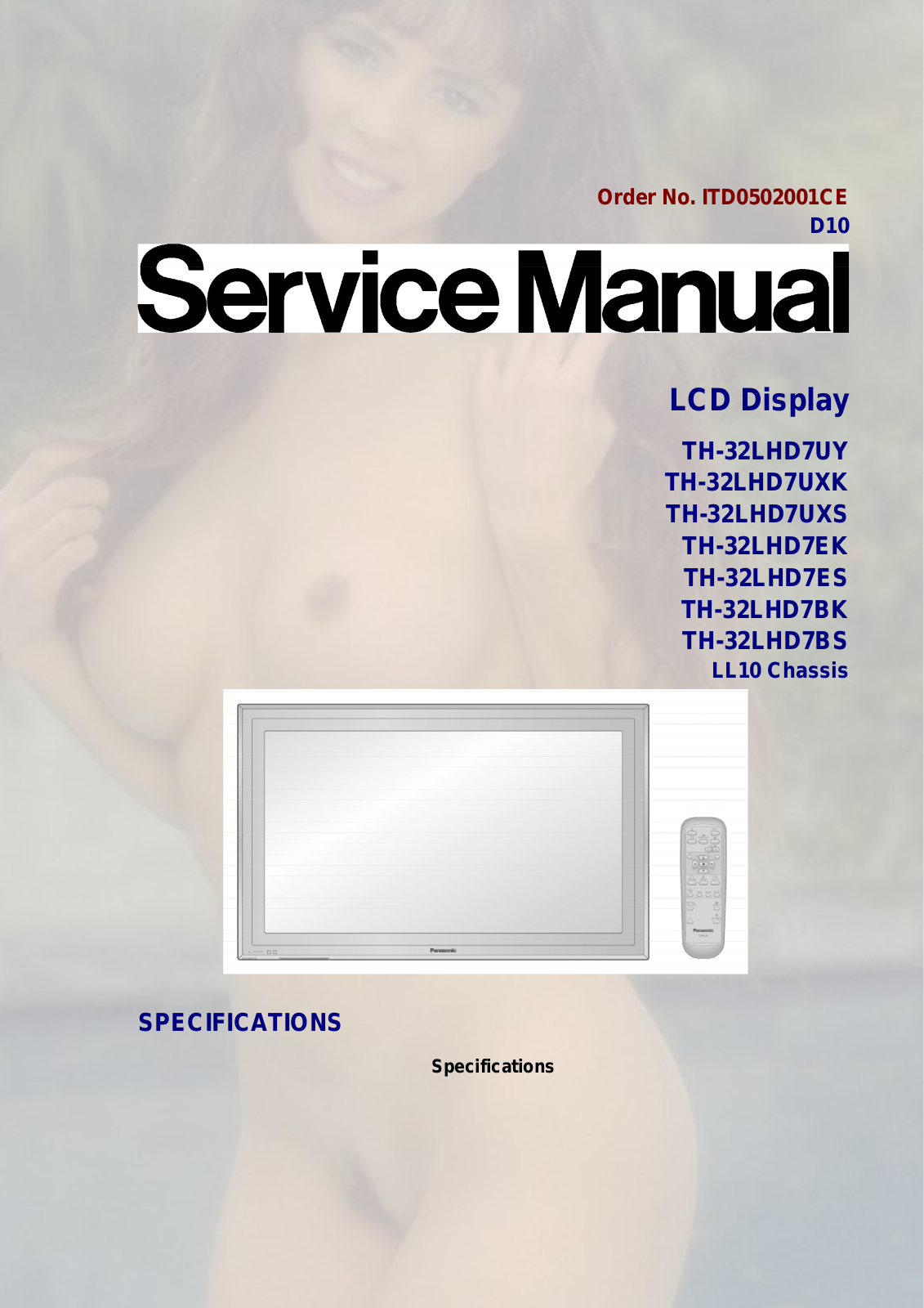 Panasonic th 32lhd7 schematic