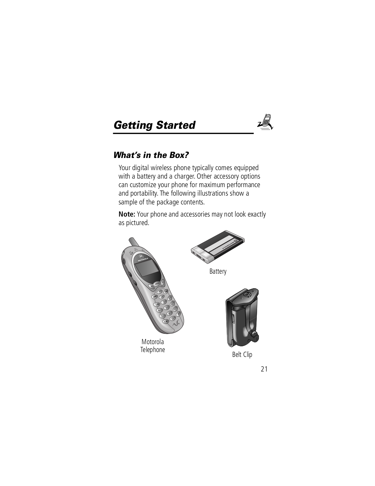 Motorola T56AL1 Users manual