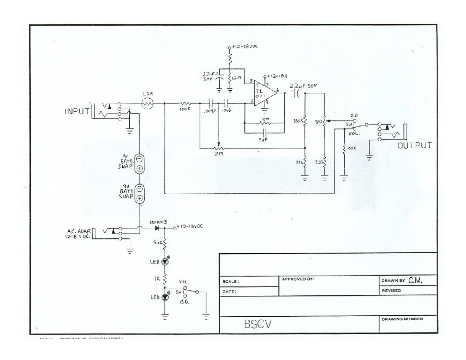 Morley Pedals BSOVES User Manual