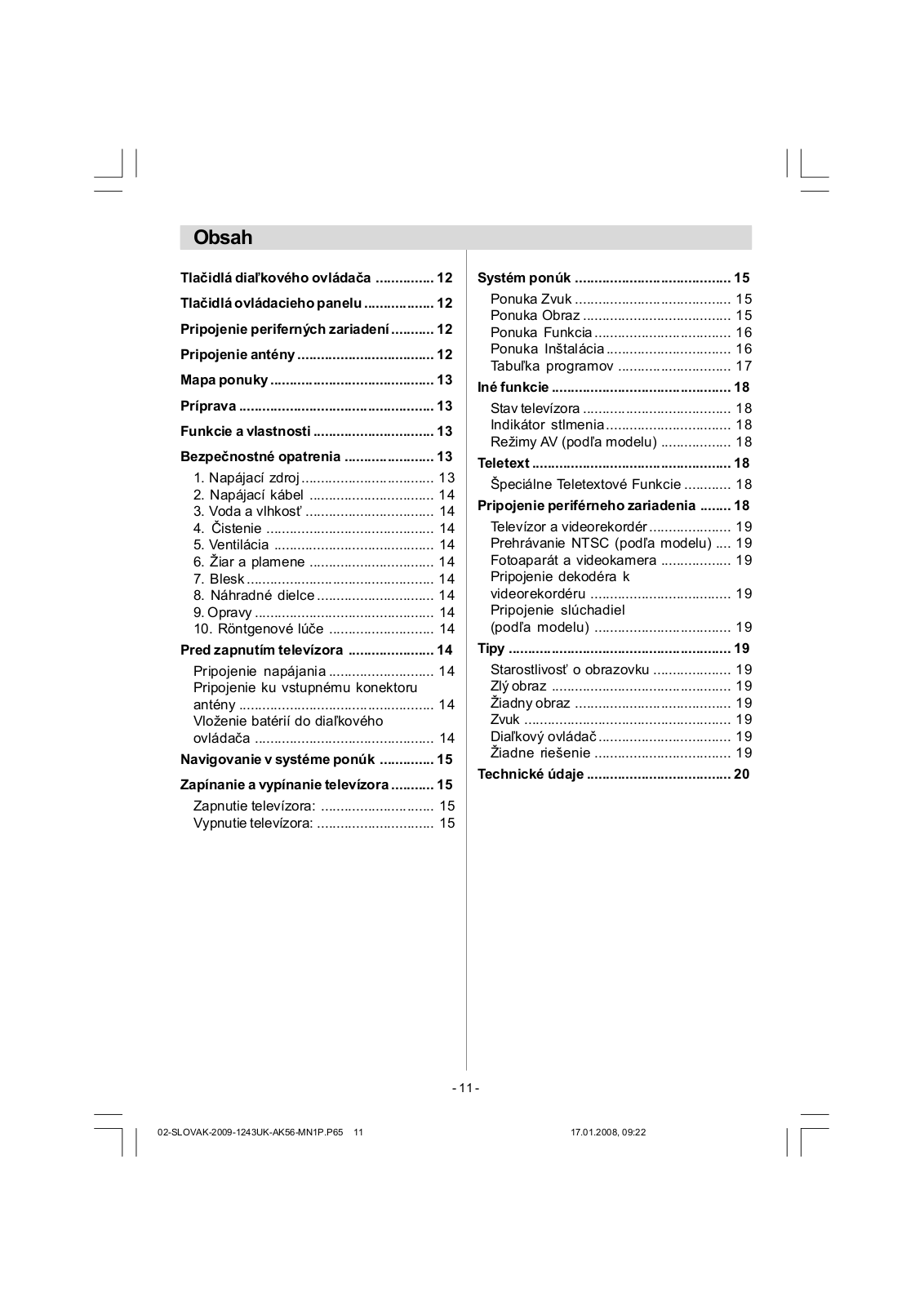 Luxtronic BTV 2019MN User Manual