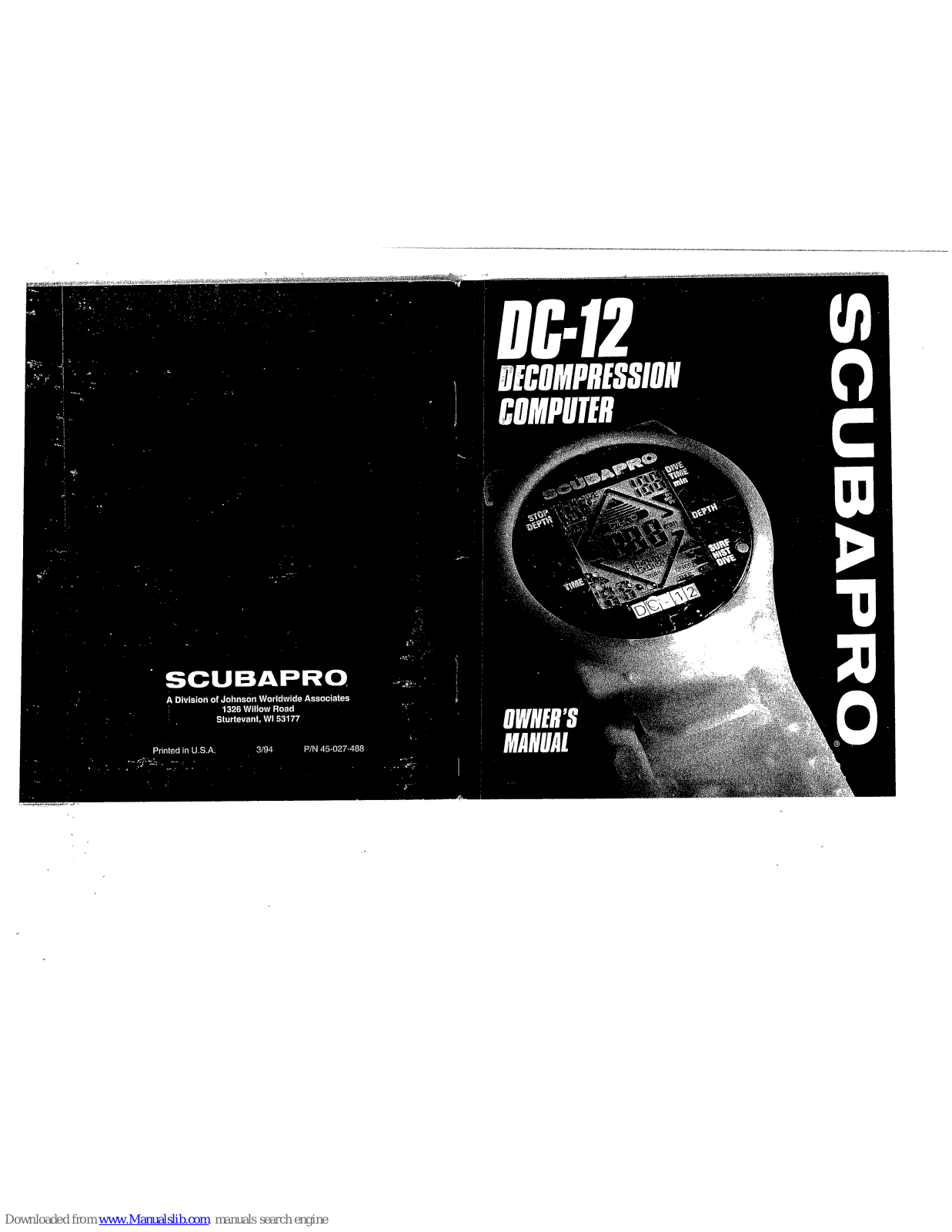 SCUBAPRO-UWATEC DC-12 Owner's Manual