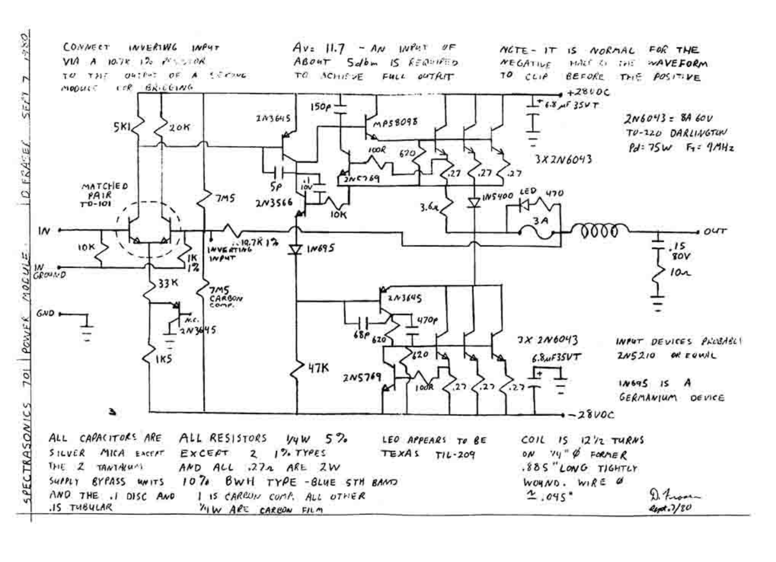 Other S SpectraSonic-701 Schematic - ManualMachine.com