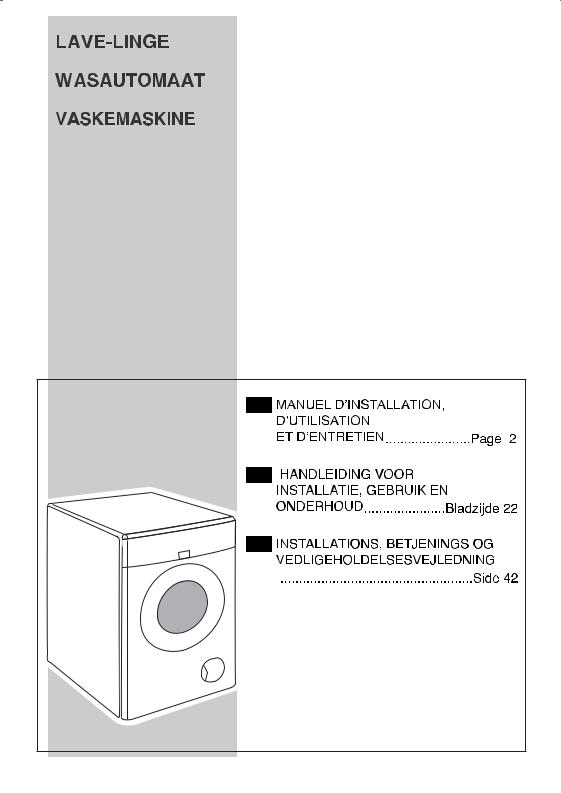 BRANDT WFH1676K, WFH1 User Manual