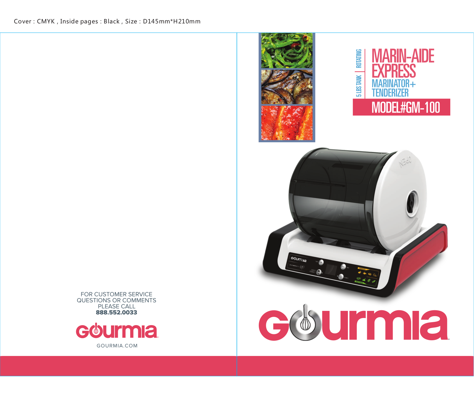 Gourmia GM-100 User Manual