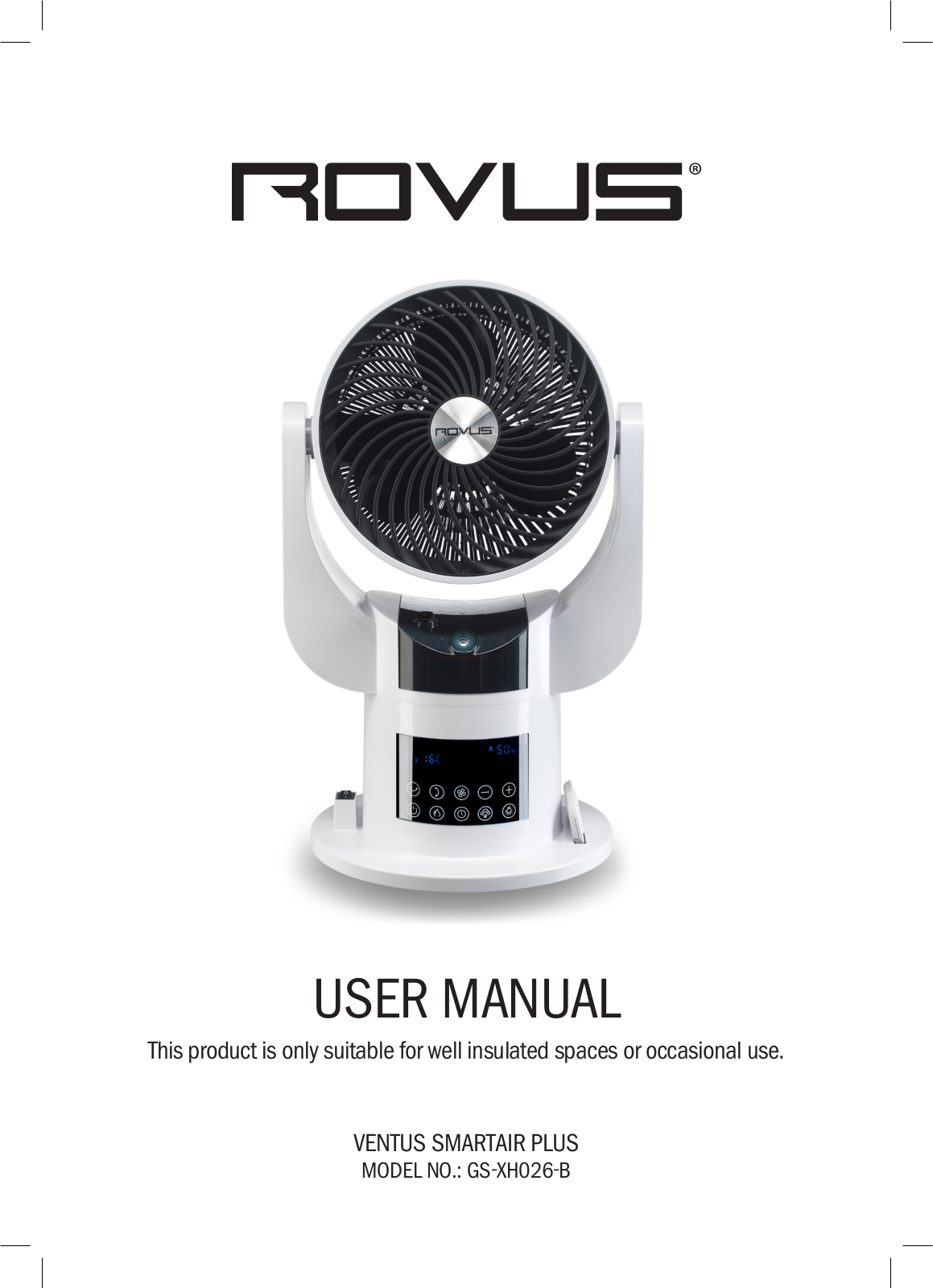 Rovus GS-XH026-B User Manual