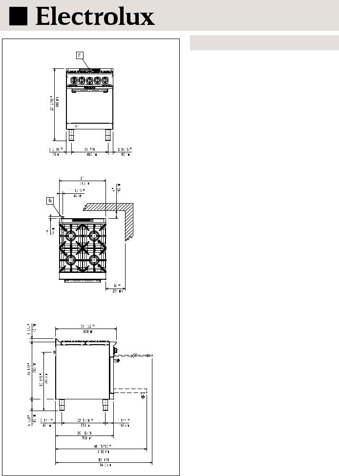 Electrolux ACFG24(169004) General Manual