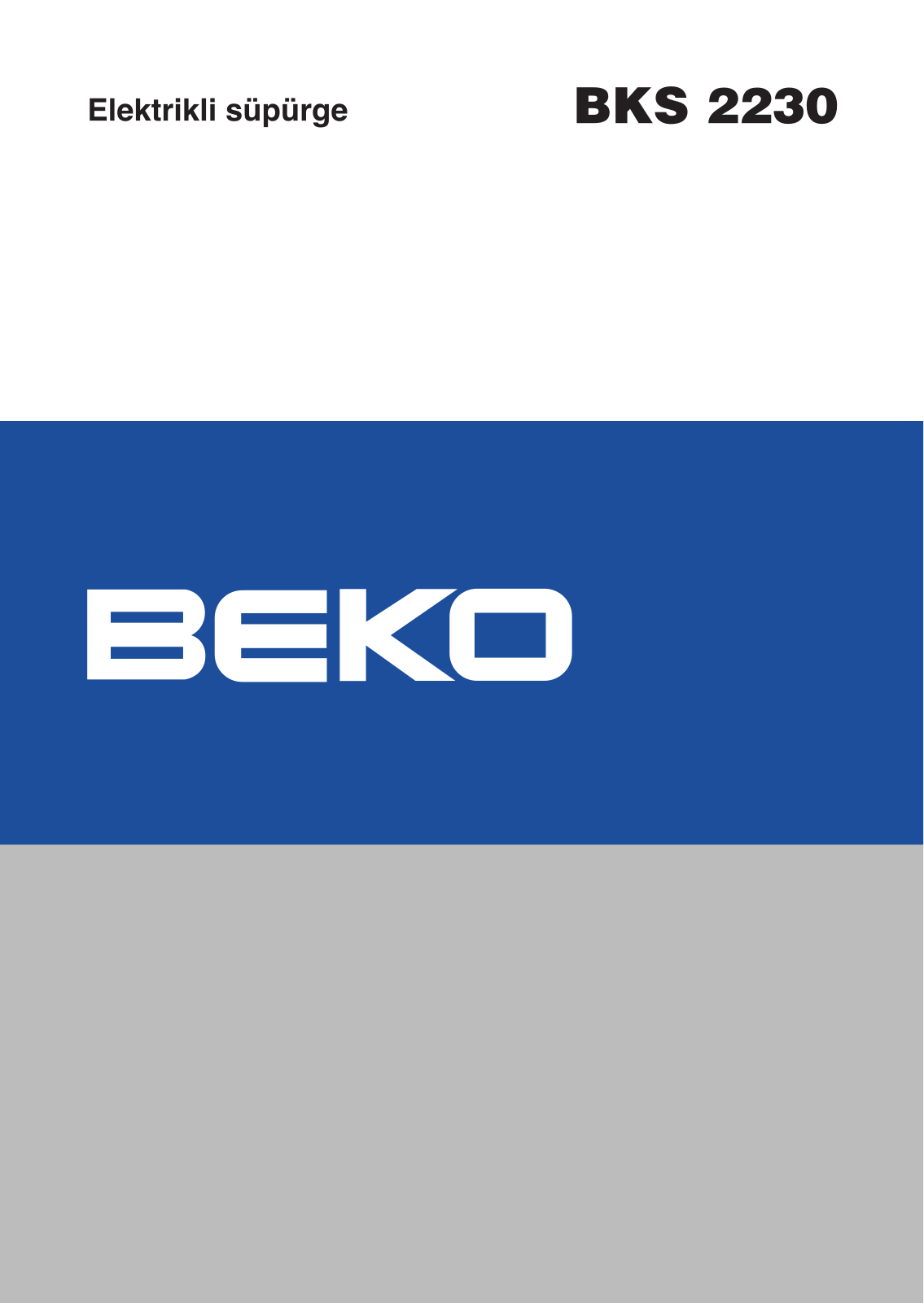 Beko BKS 2230 User Manual