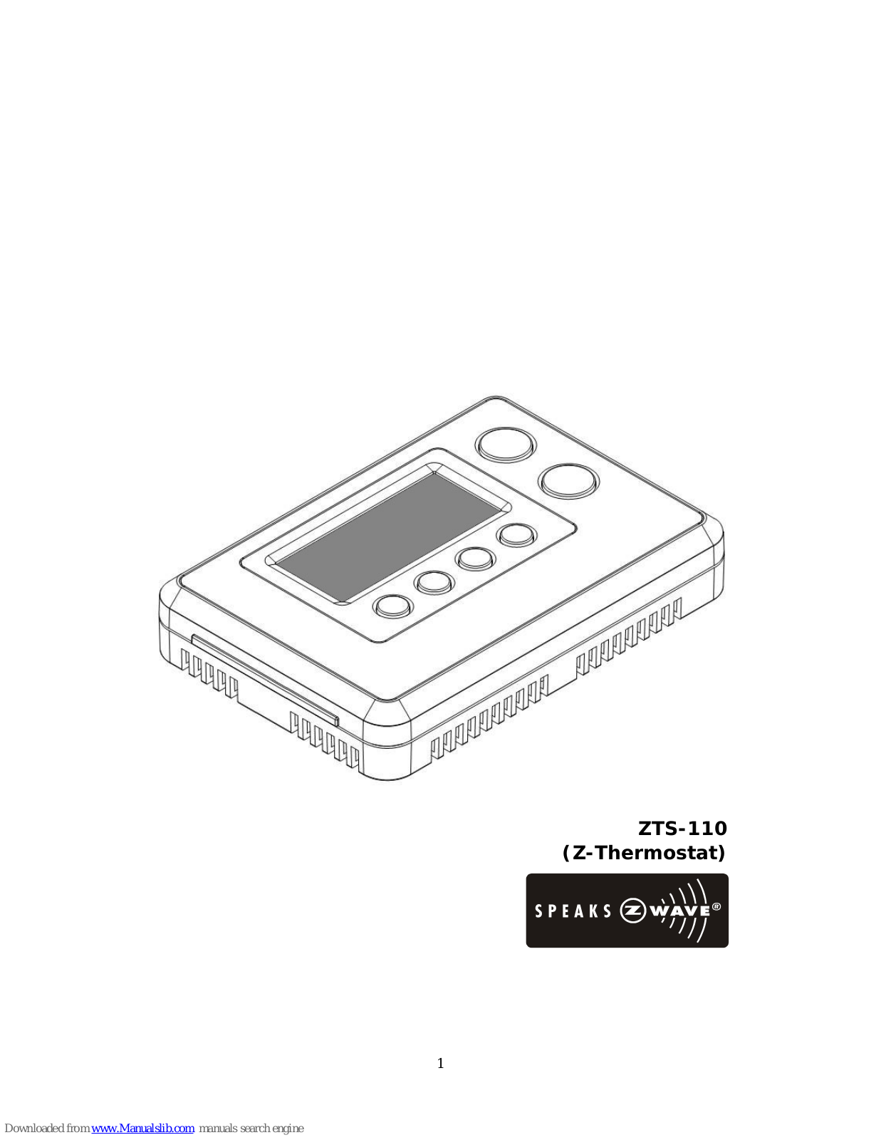 Remotec ZTS-110 Z-Thermostat User Manual