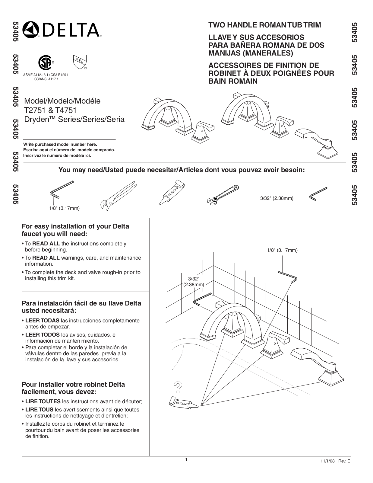 Delta T4751, T2751 User Manual