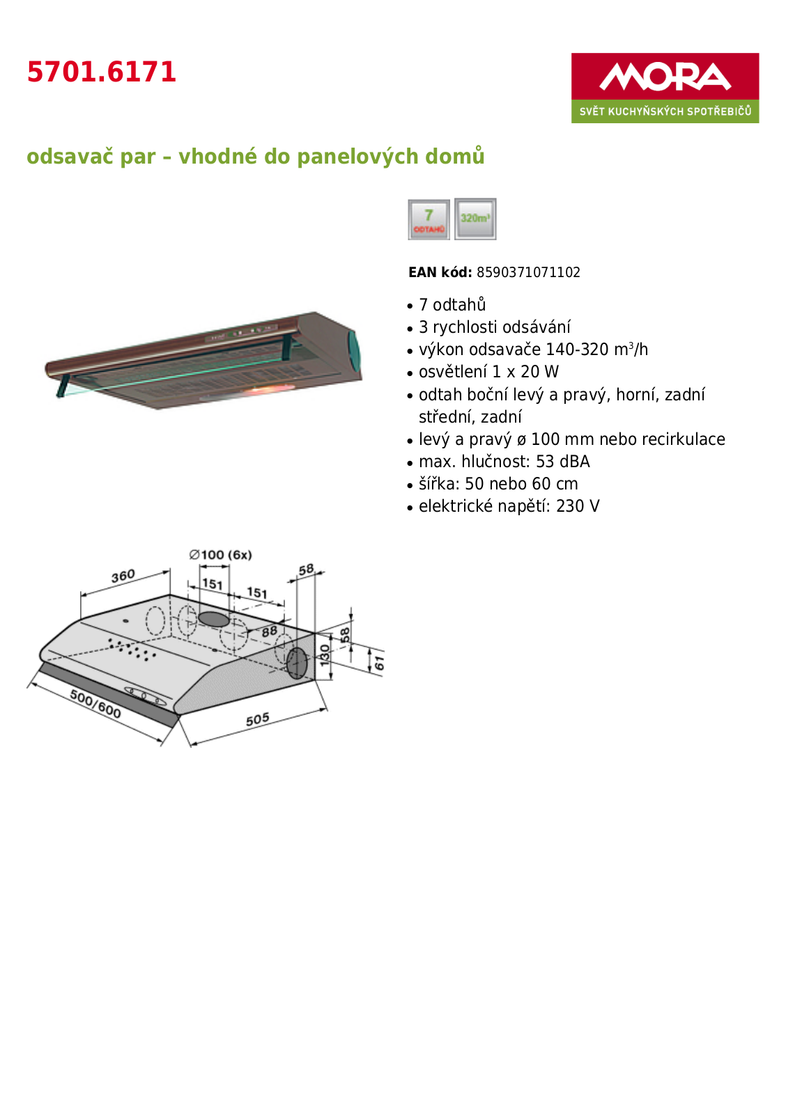 Mora OP 5701.6171 User Manual