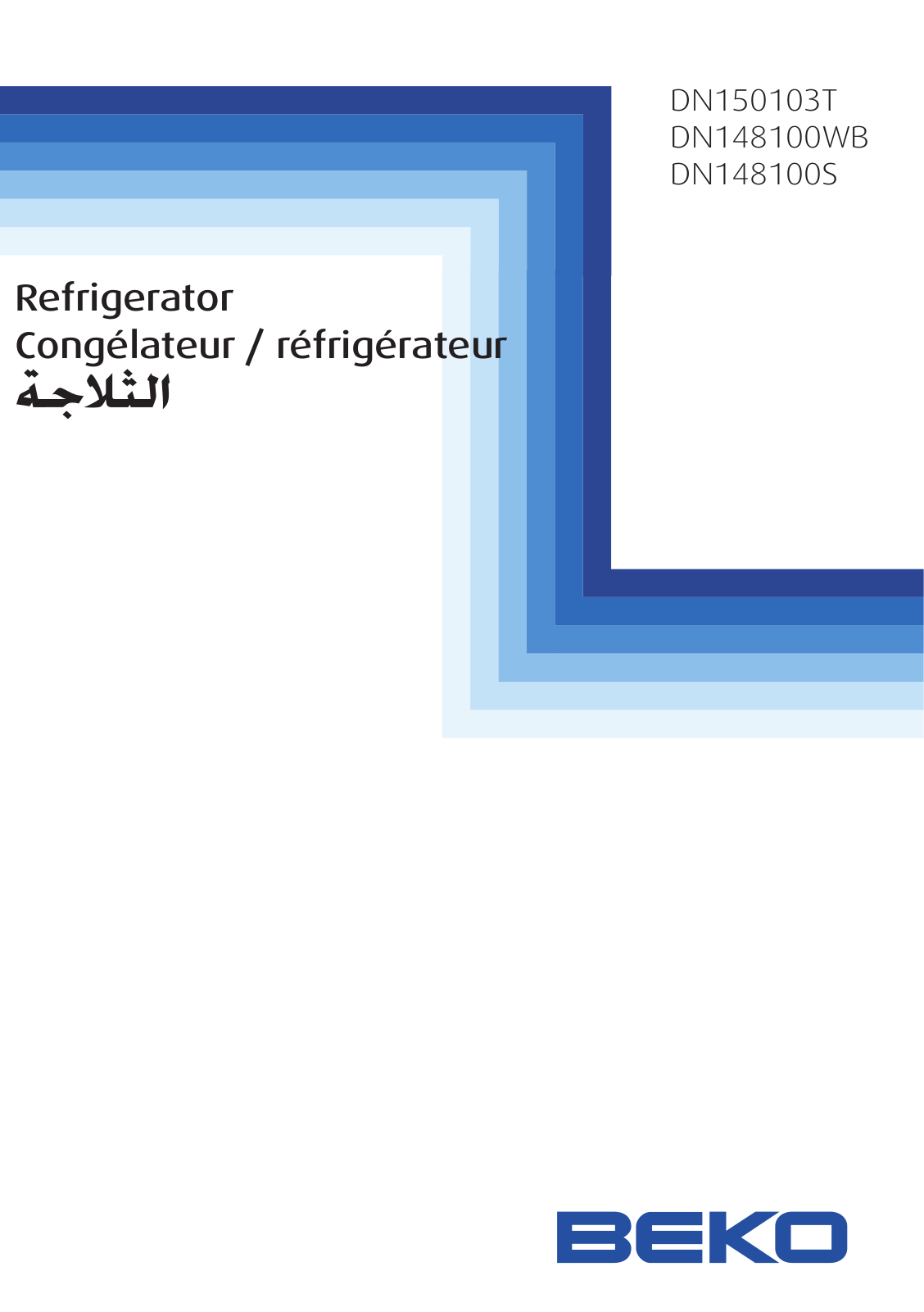 Beko DN150103T, DN148100S, DN148100WB User manual