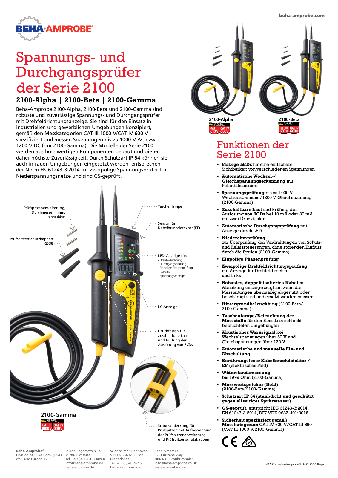 AMPROBE AMP 2100-ALPHA Instructions - ManualMachine.com