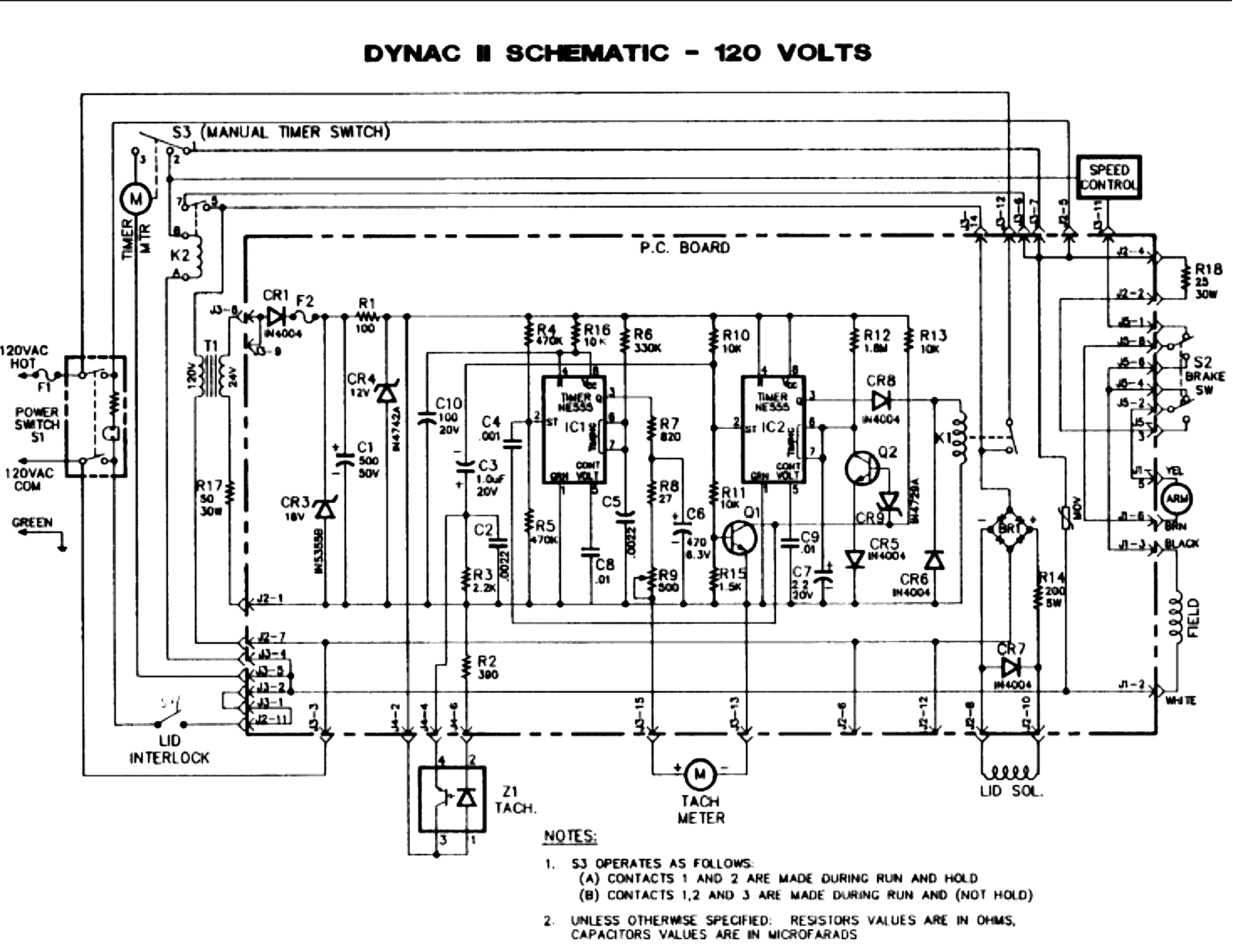 Dynac II Circuit diagram