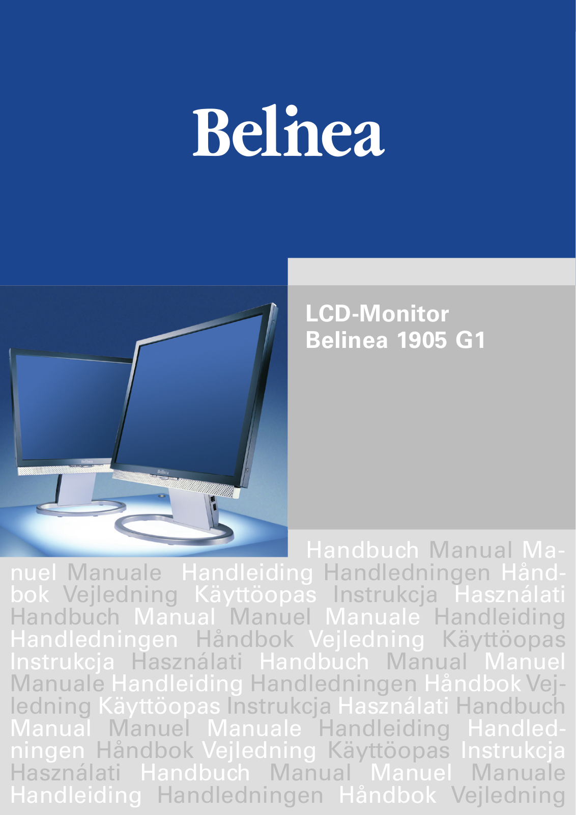 Belinea 1905 G User Manual