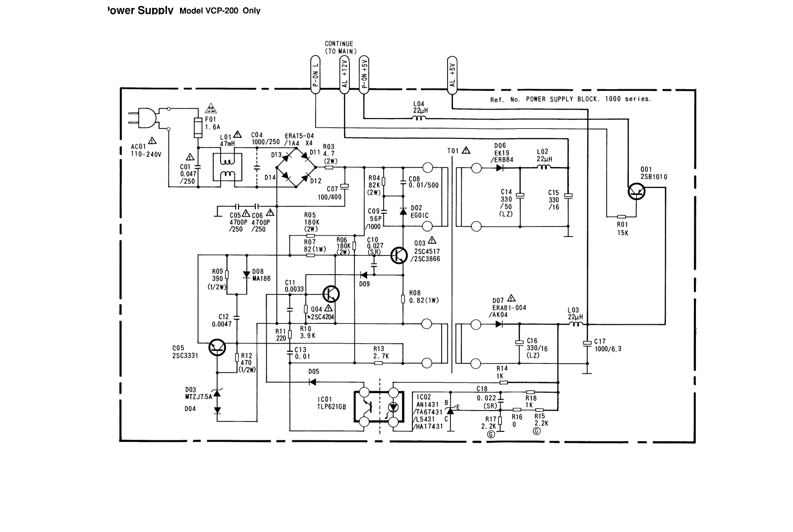 Funai VIP-3000HC MK5 Schematics