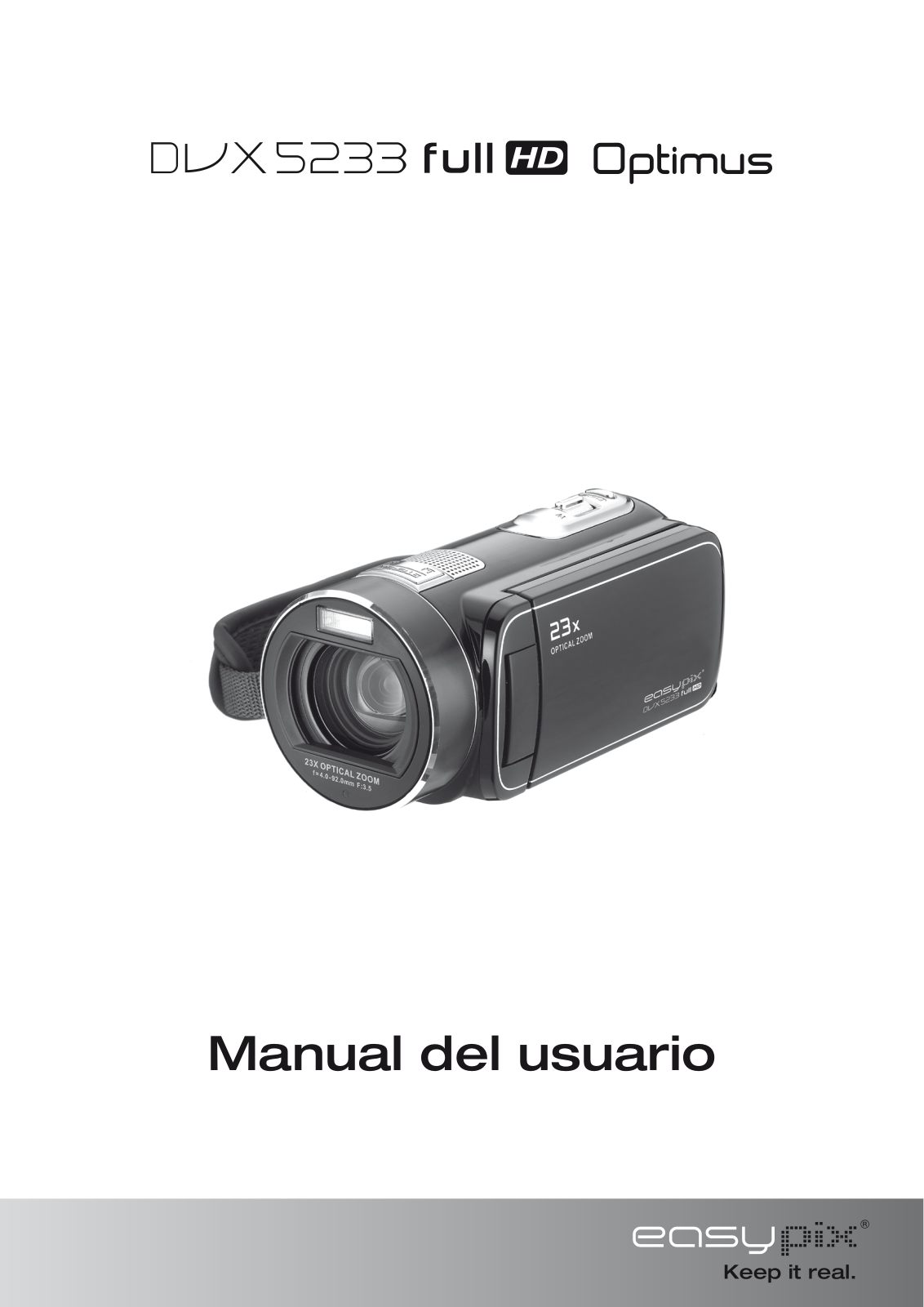 Easypix DVX-5233 Full HD Optimus User Manual