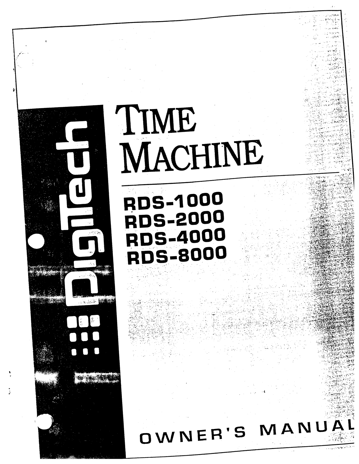 DigiTech TIME MACHINE User Manual