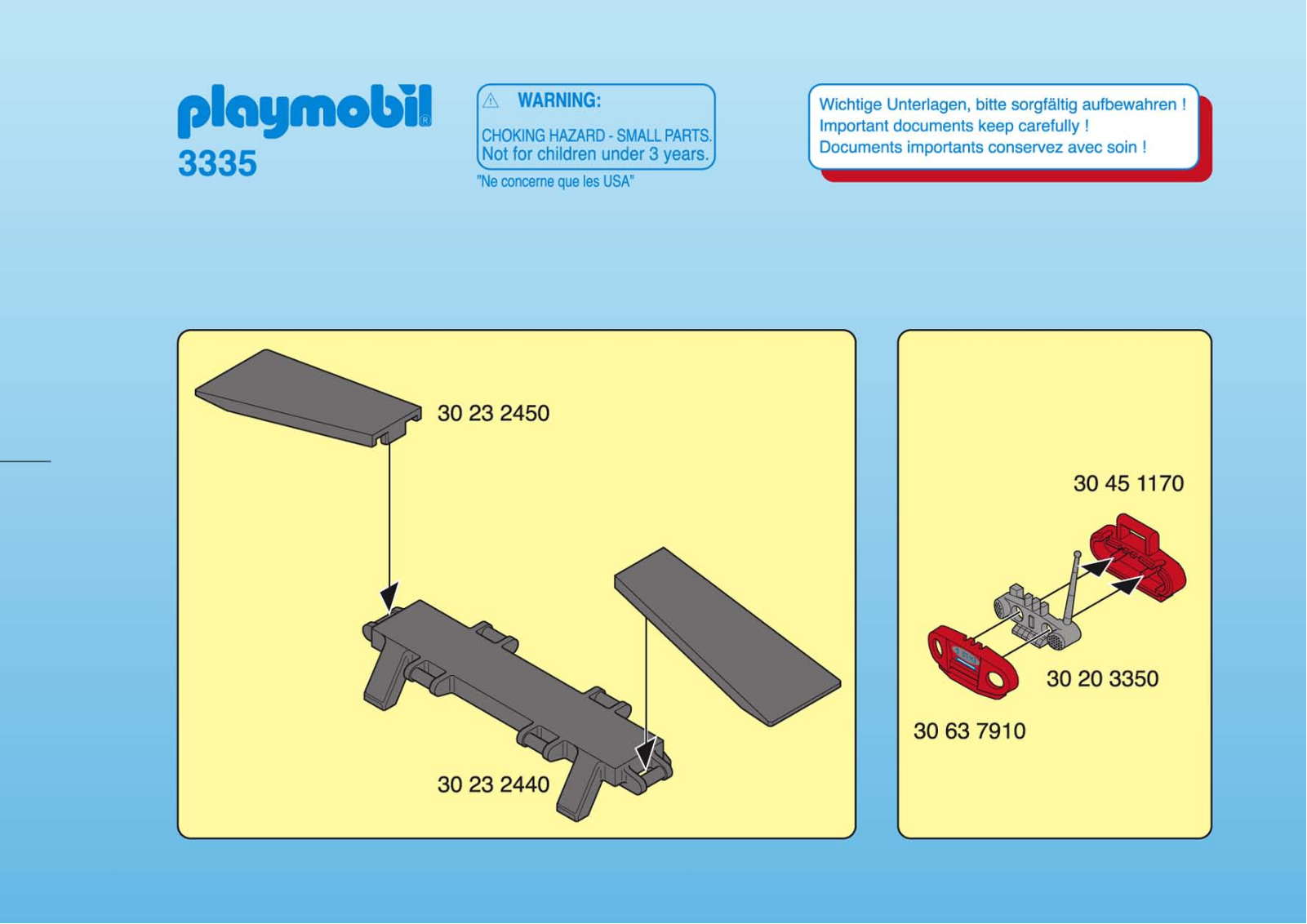 Playmobil 3335 Instructions