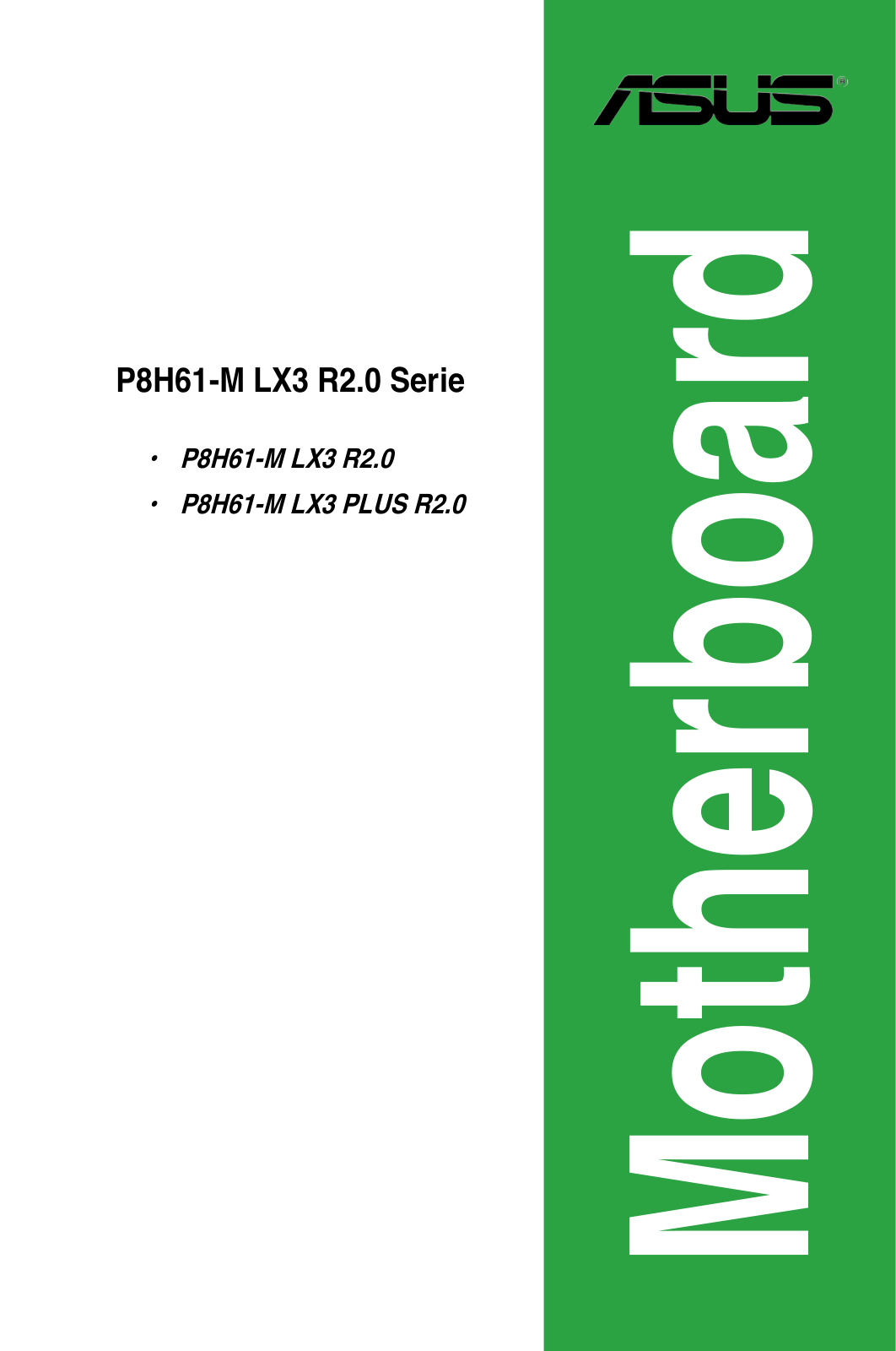 ASUS P8H61-M LX3 R2.0, G7378 User Manual