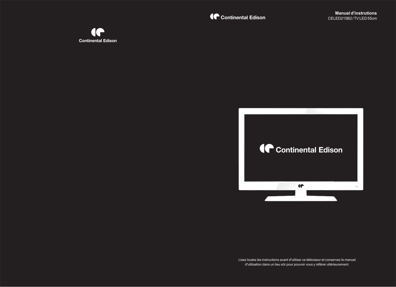 CONTINENTAL EDISON CELED215B2 User Manual