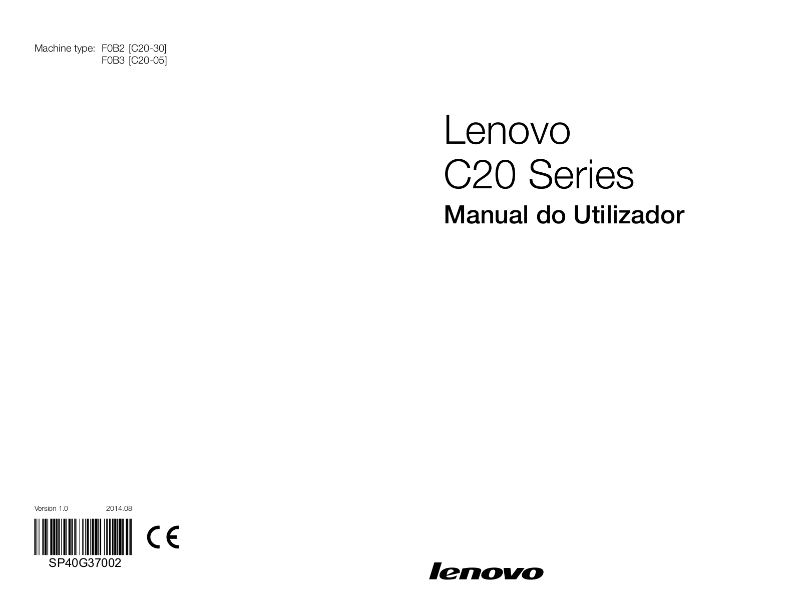 Lenovo C20-05, C20-30 User Guide