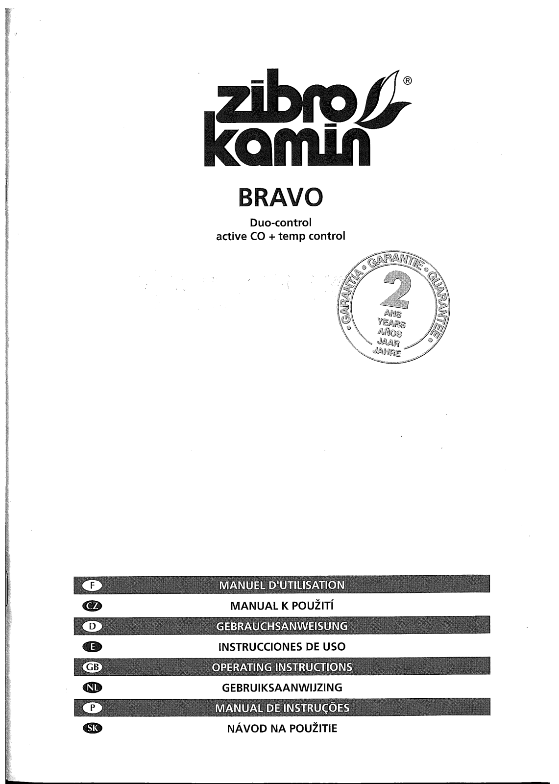 Zibro BRAVO user manual