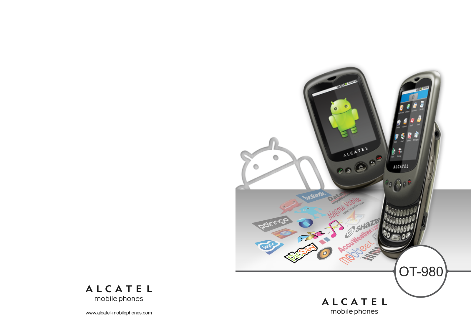 Alcatel OT-980 User Manual