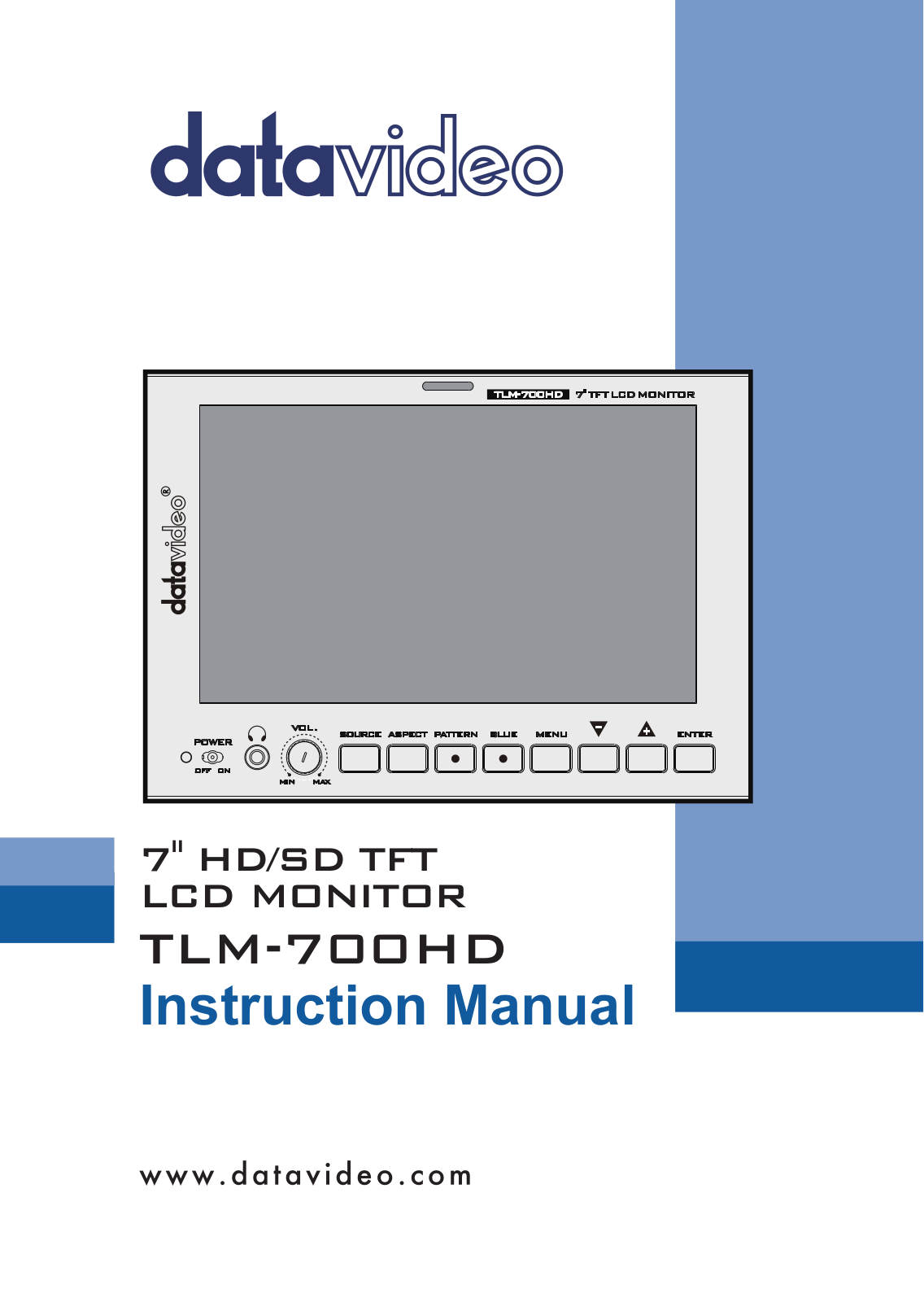 Datavideo TLM-700, TLM-700HD-A, TLM-700HD-C Users Manual