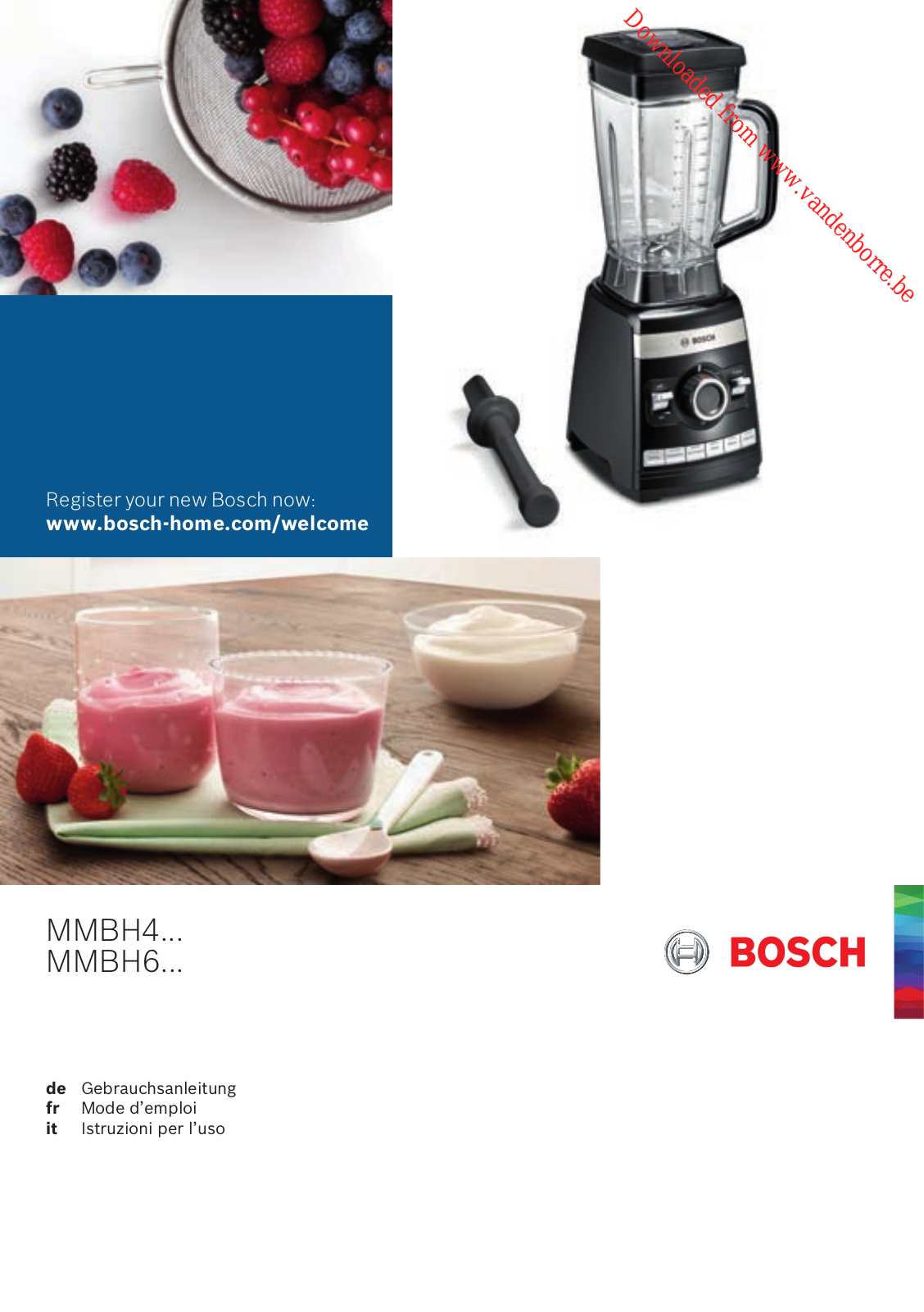 BOSCH MMBH6P6B User Manual