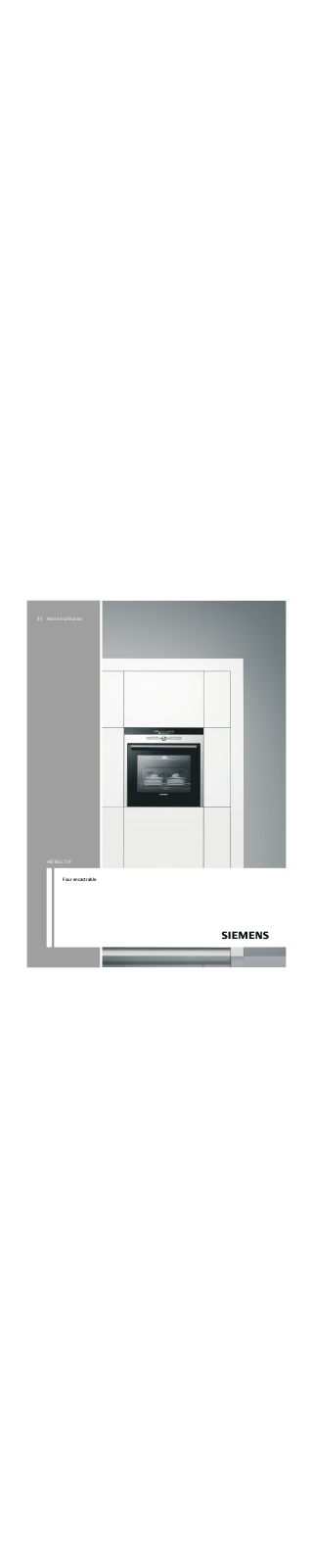 Siemens HB78GU570F/45, HB78GU570F/49, HB78GU570F/46 Manual