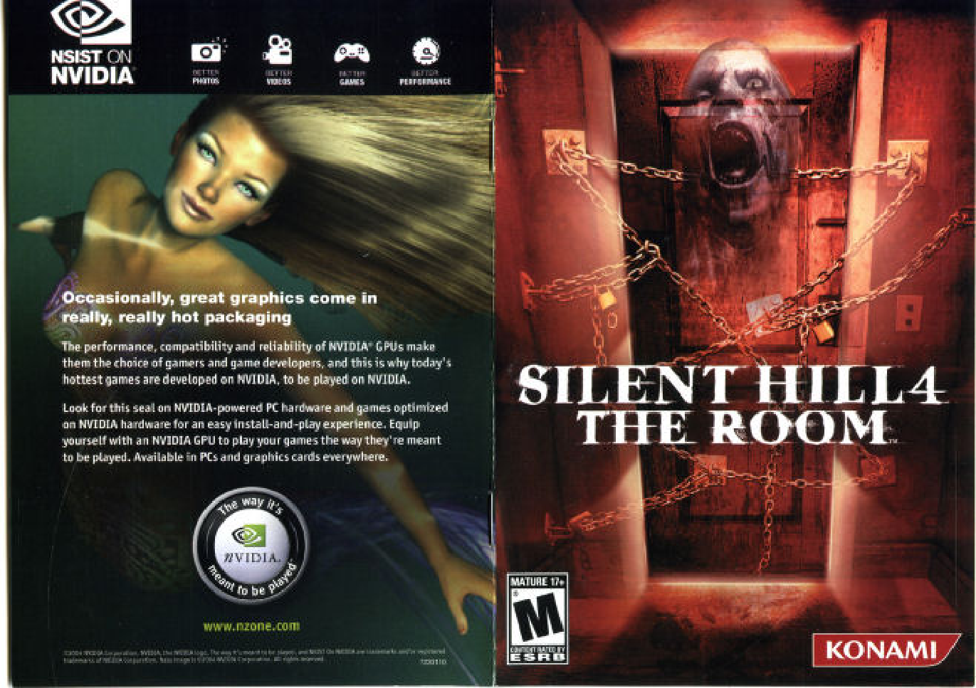 Games PC SILENT HILL 4-THE ROOM User Manual