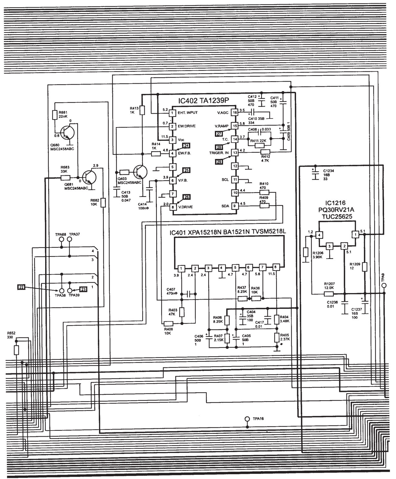 PANASONIC TX28WG25C Schematics