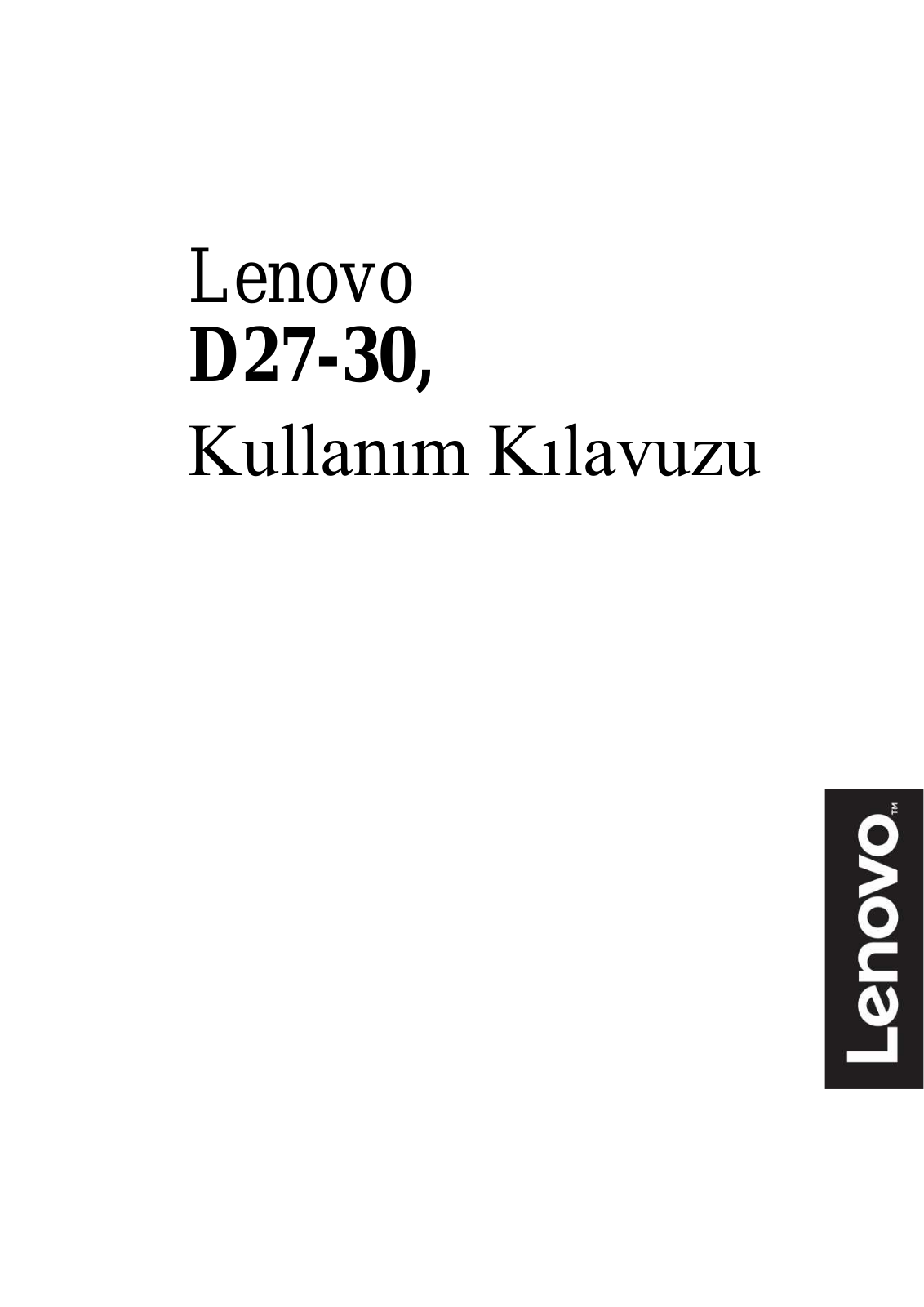 Lenovo D27-30 User Guide