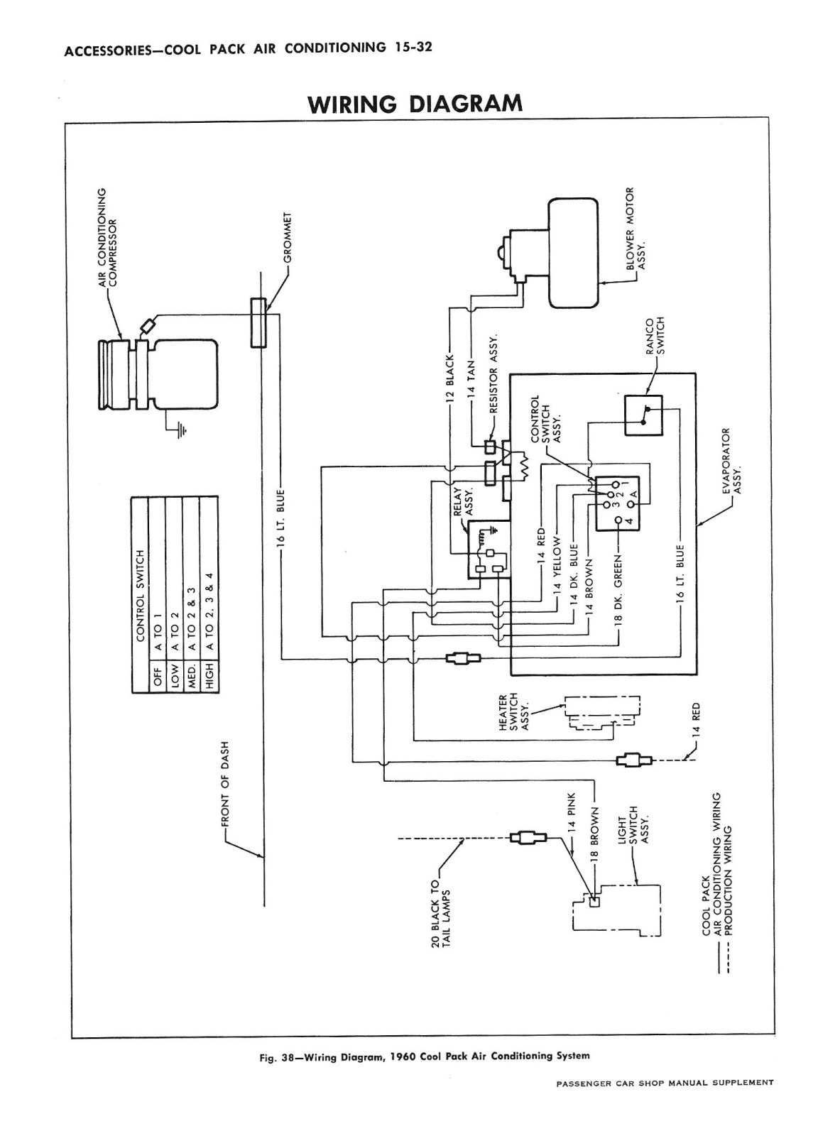 Chevrolet 1960 schematic