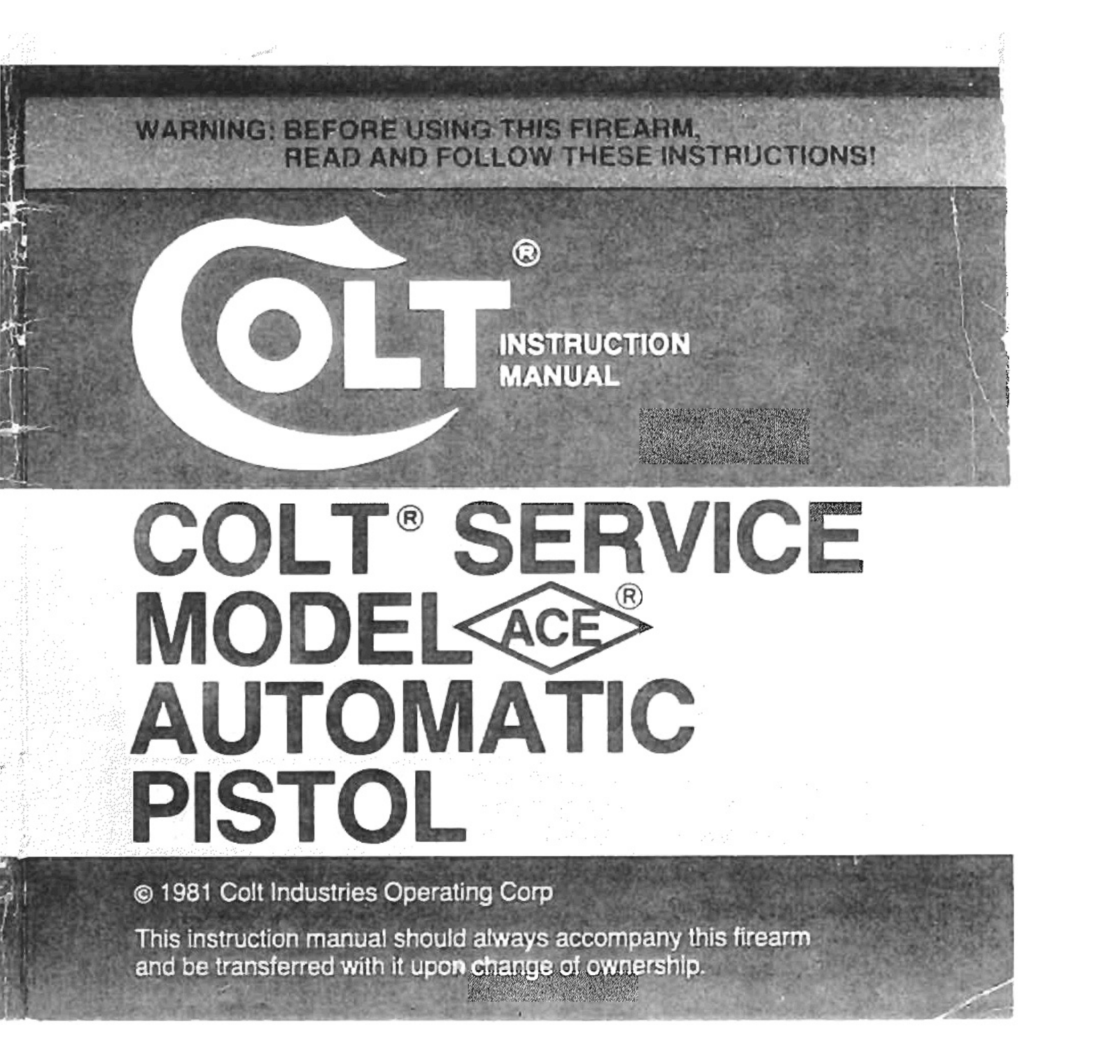 COLT 22 Colt User Manual