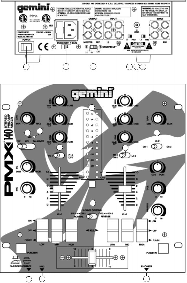Gemini PMX-140 Manual