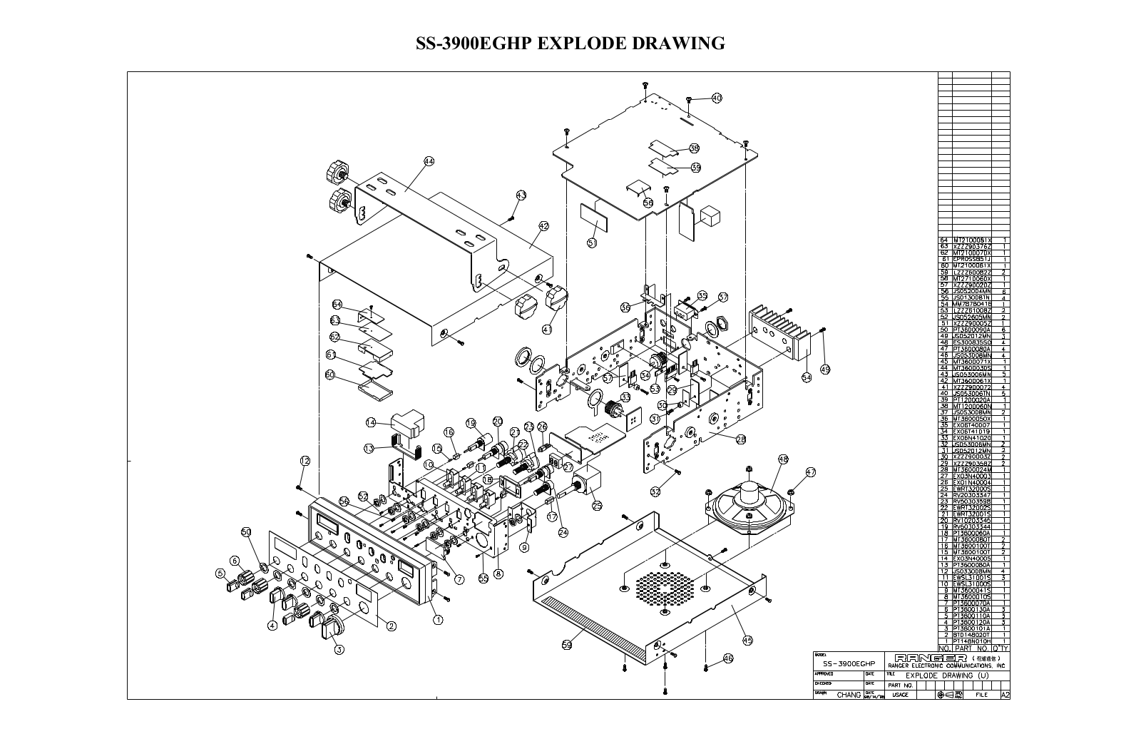 Ranger SS3900EGHP User Manual