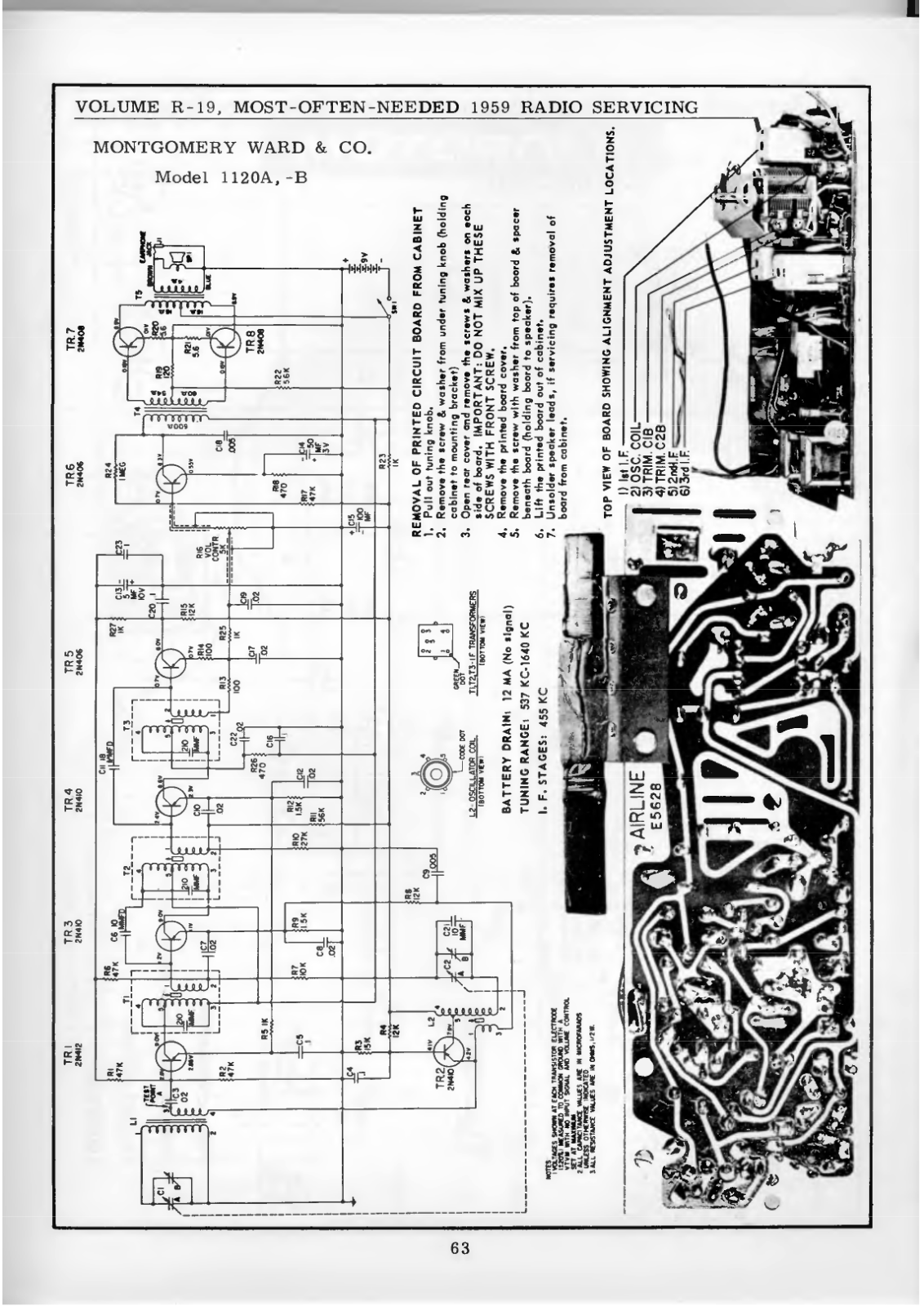 Montgomery 11120A-B Schematic