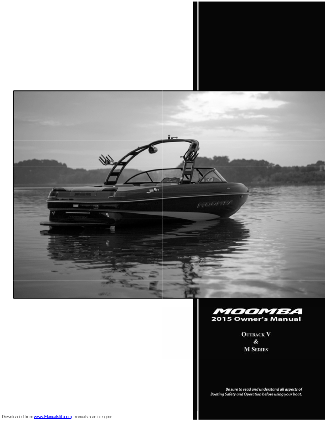 Moomba Outback V, M Owner's Manual