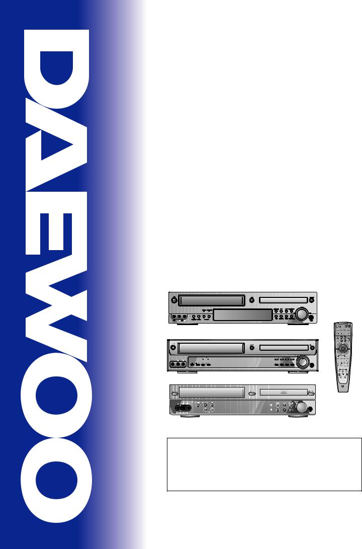 Daewoo DCR-9130 Service Manual