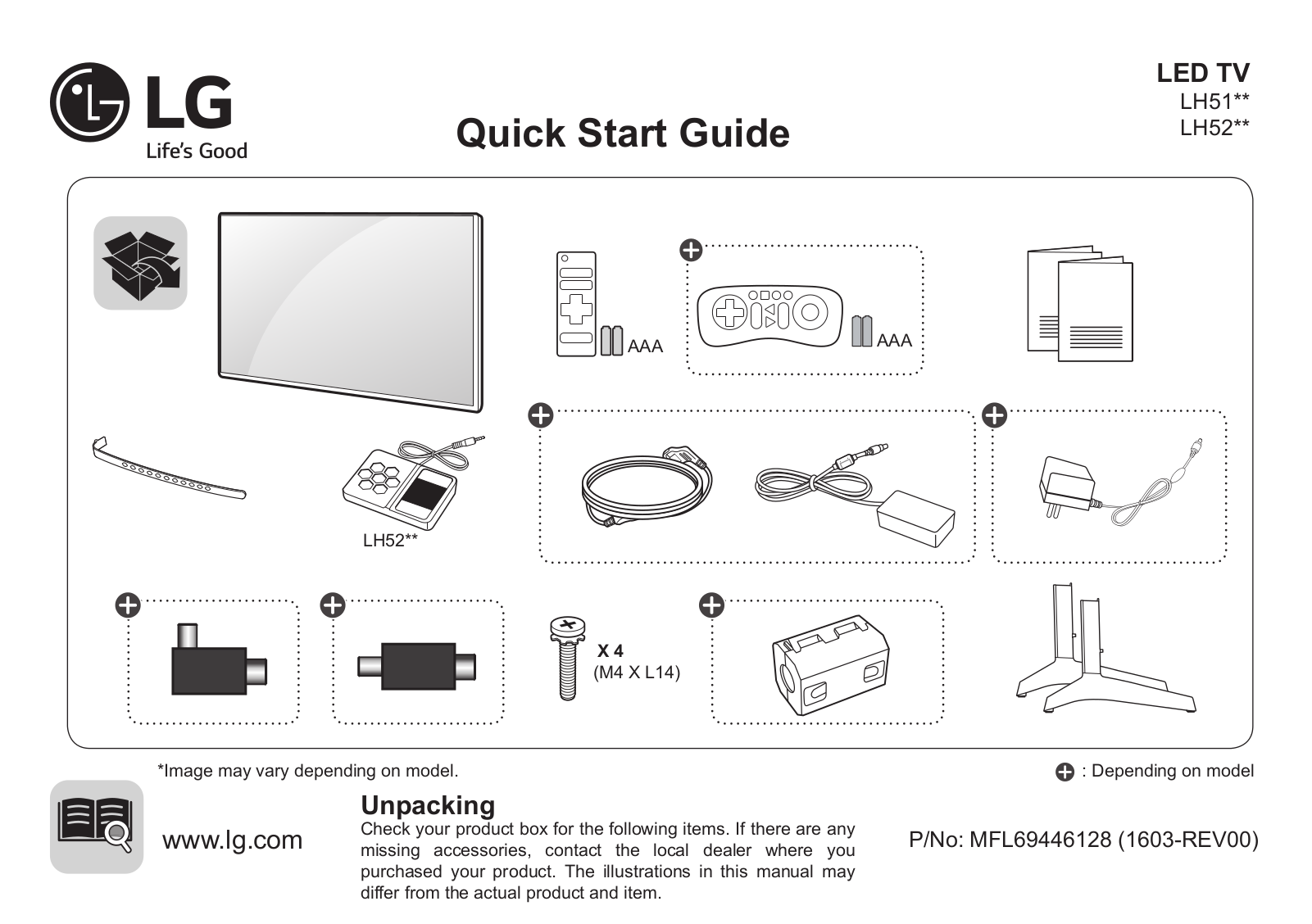 LG 43LH520T Owner’s Manual