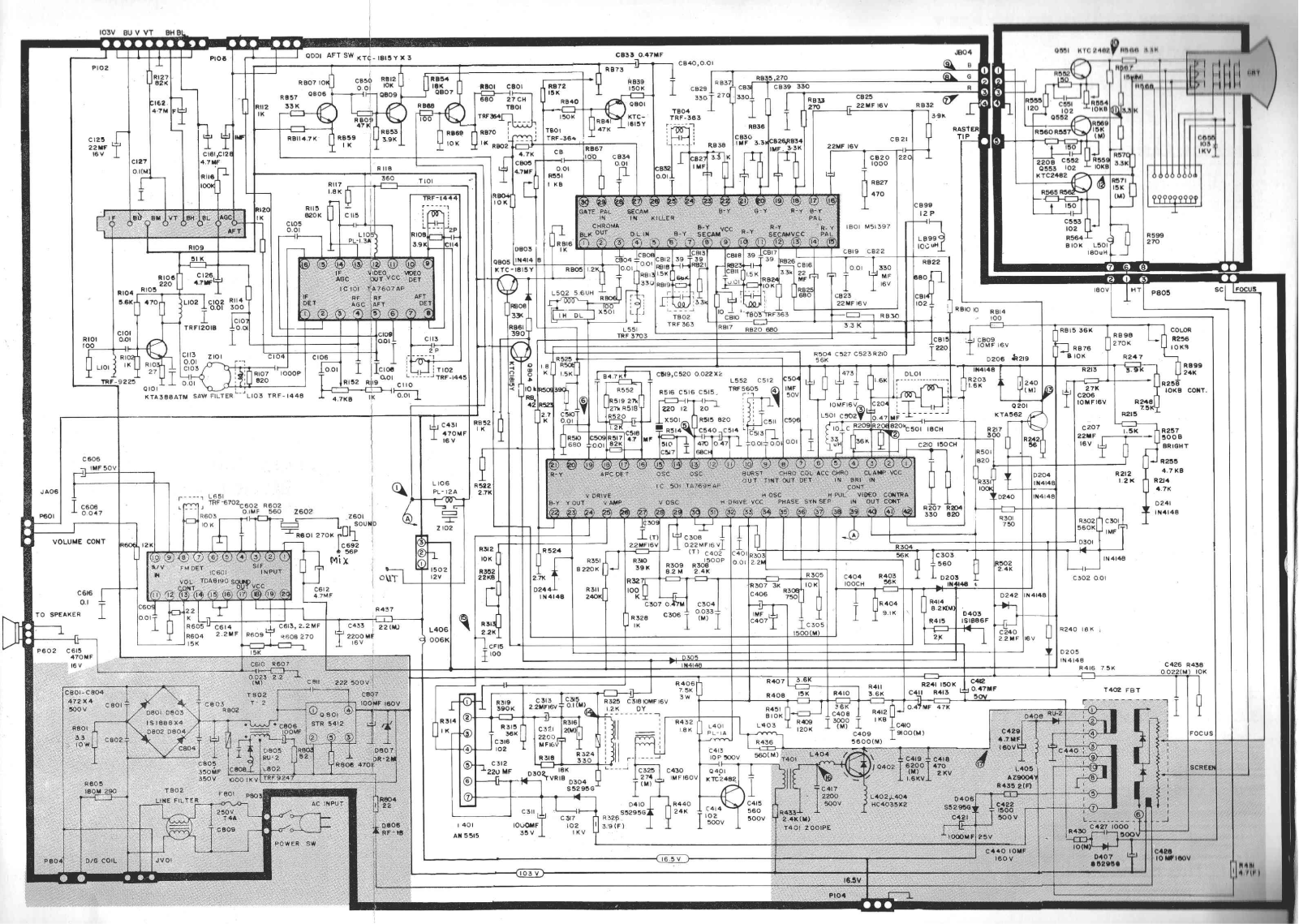 Tensai TCT524BC C41, TCT524BC C41M Schematic - ManualMachine.com