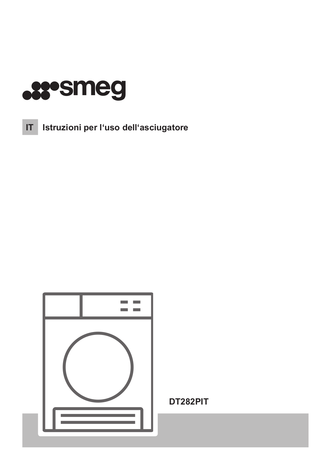 Smeg DT282PIT User manual