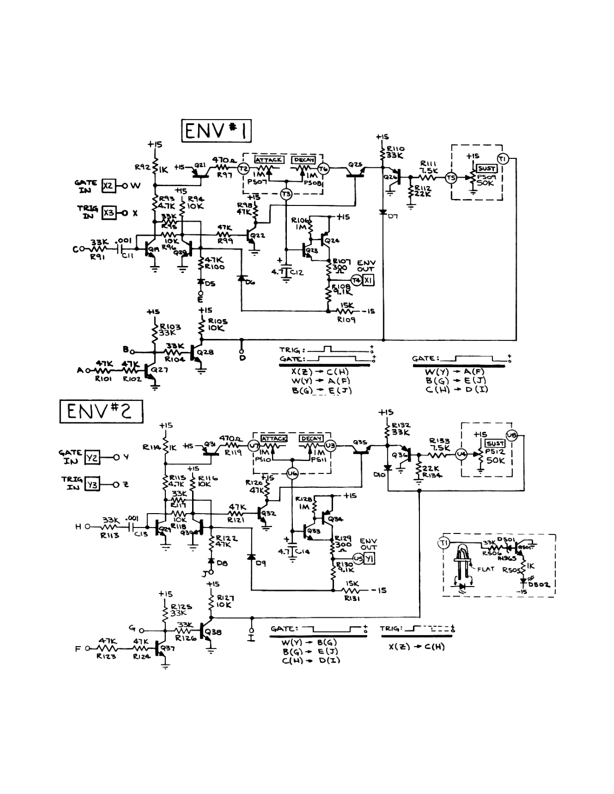 Oberheim SEM-1A Schematic