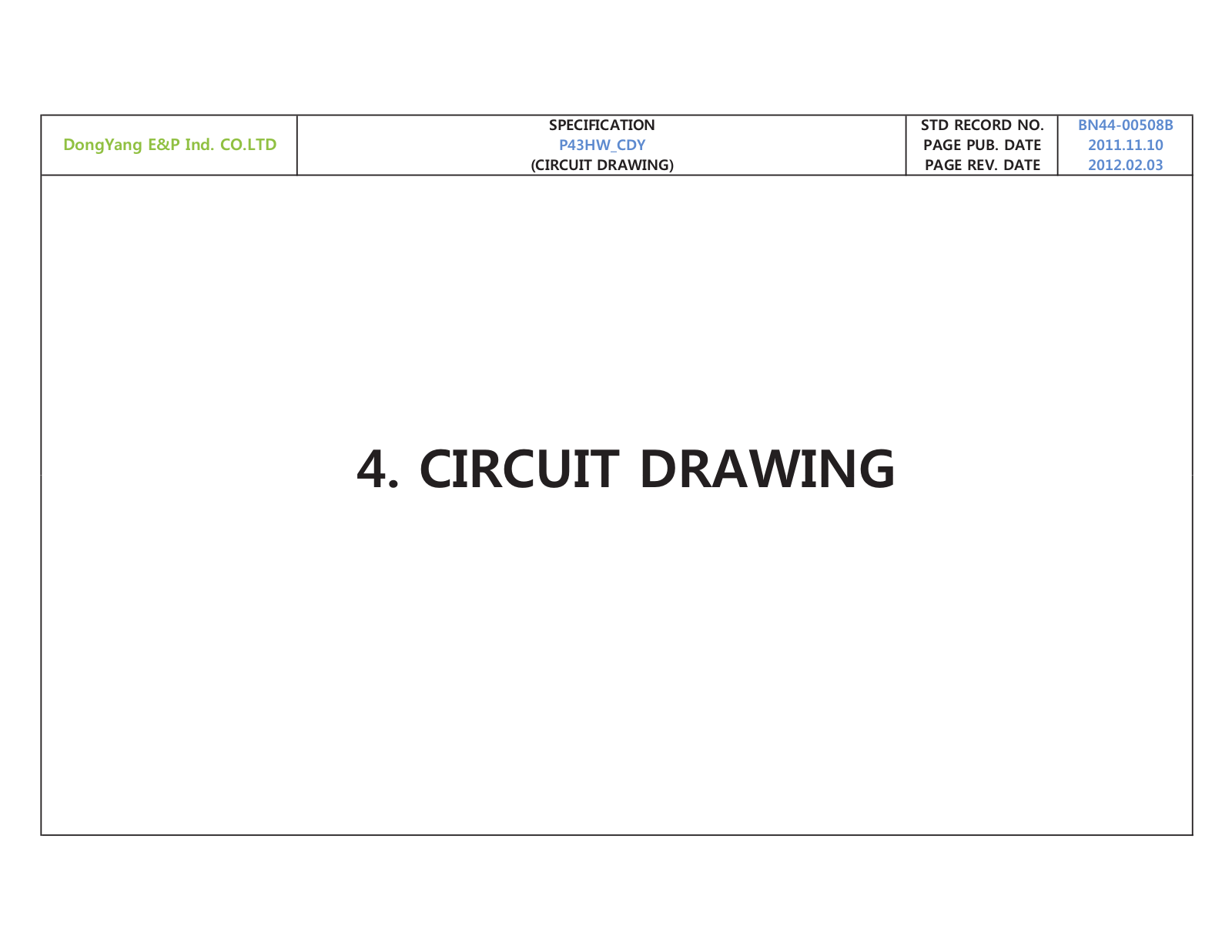 Samsung PL43F4000 Schematic