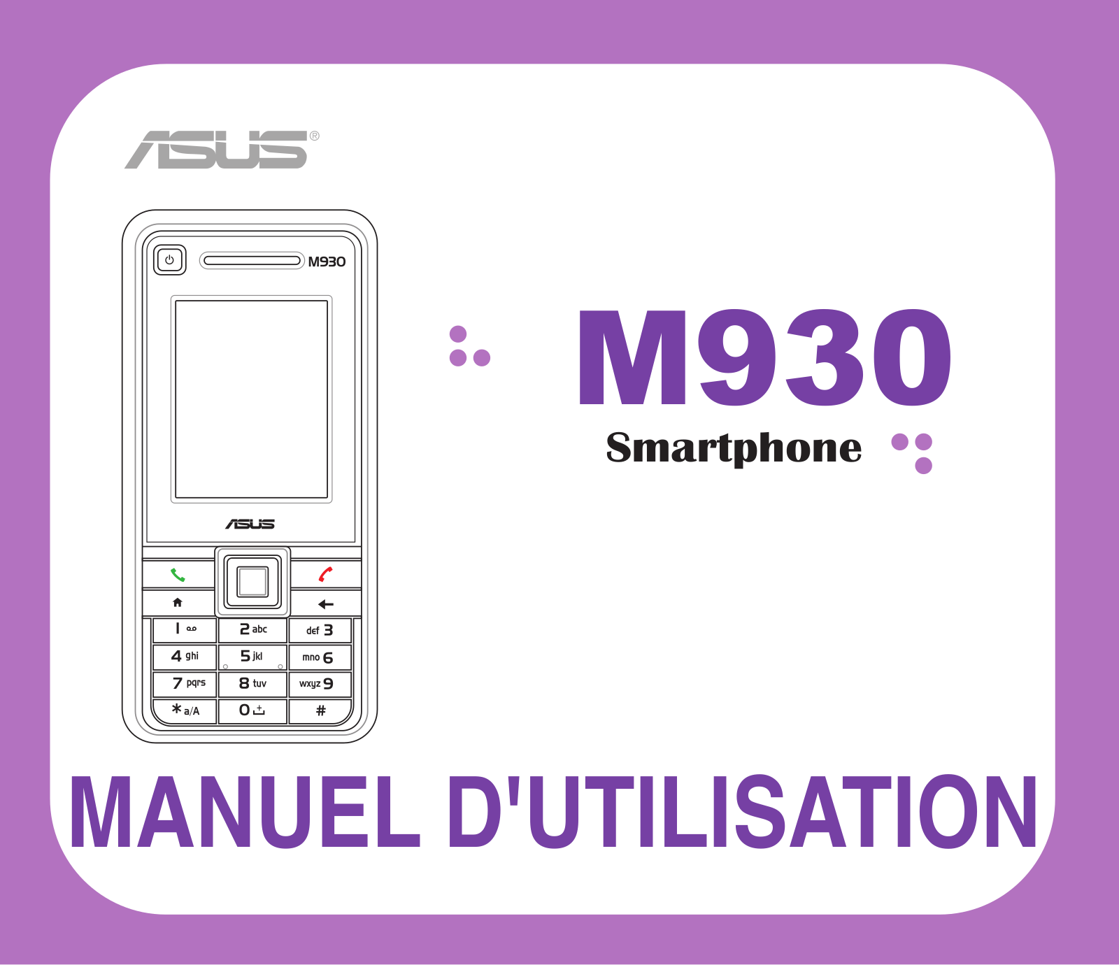 ASUS M930 Instruction Manual