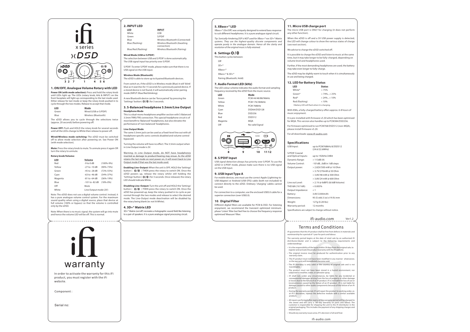 Ifi Xdsd User Manual