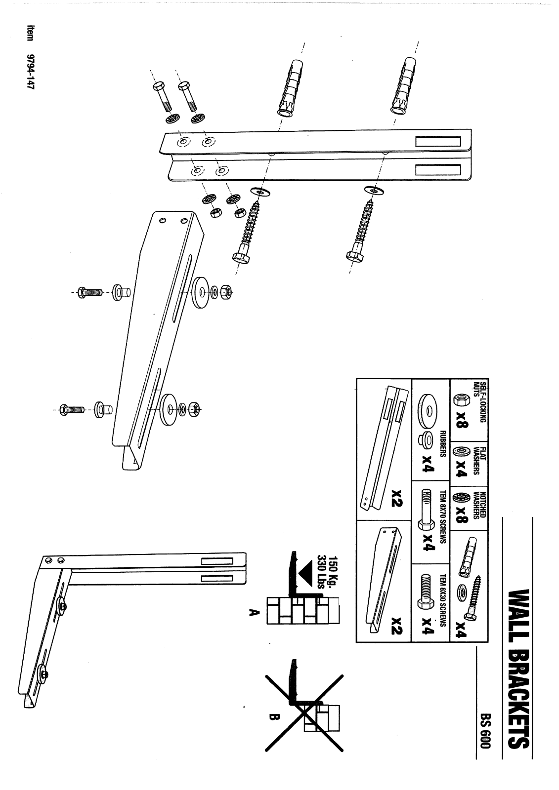 Panasonic BS600 Instruction Manual